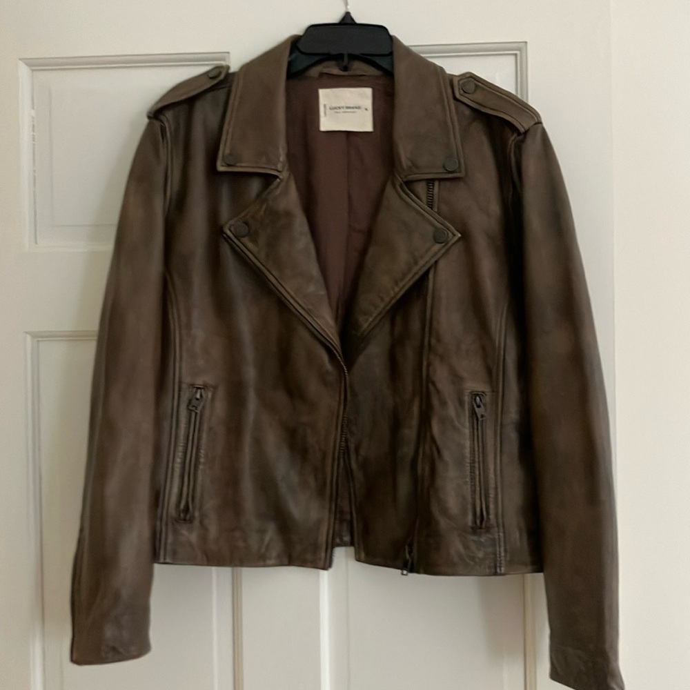 Lucky Brand Leather Jacket size XL